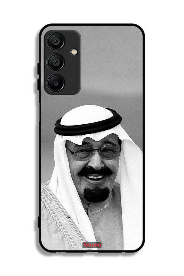 غطاء حماية لهاتف سامسونج جالكسي A15 صورة الملك عبدالله مبتسماً