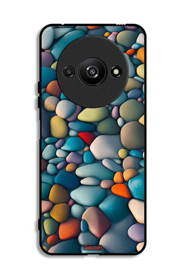 Xiaomi Redmi A3 4G Protective Case Cover Stones Abstract Pattern