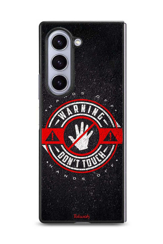 Samsung Galaxy Z Fold6 Protective Case Cover Warning Do Not Touch