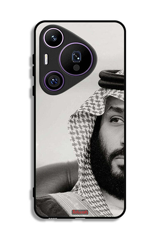 غطاء حماية لهاتف هواوي بيورا 70 برو محمد بن سلمان
