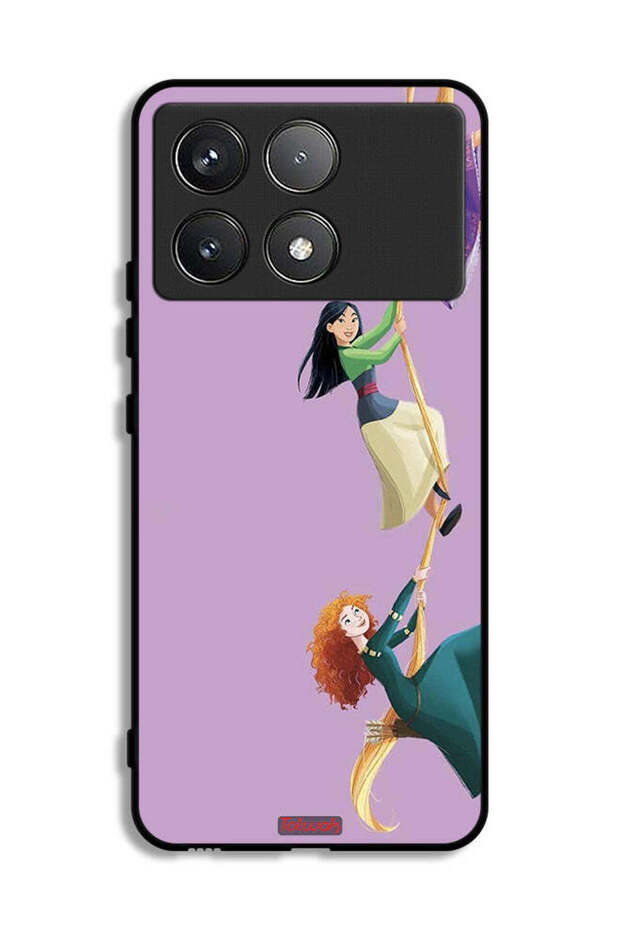 Xiaomi Redmi K70 Protective Case Cover Girls Climbing Art