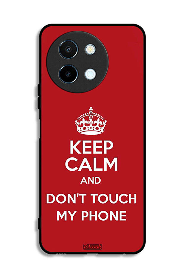 Vivo Y38 5G Protective Case Cover Keep Calm And Dont Touch My Phone