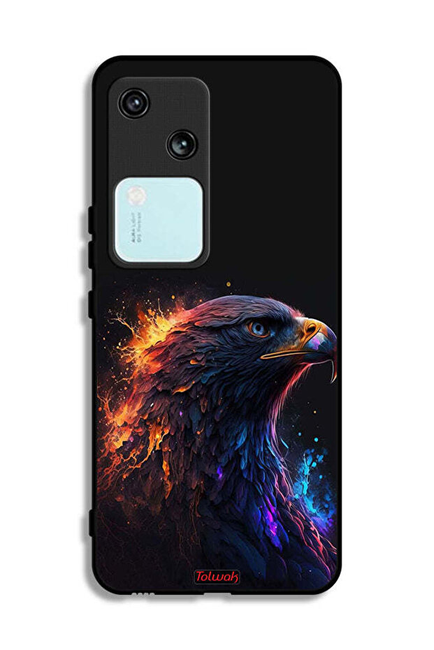 غطاء حماية فيفو V30 5G بنقشة النسر