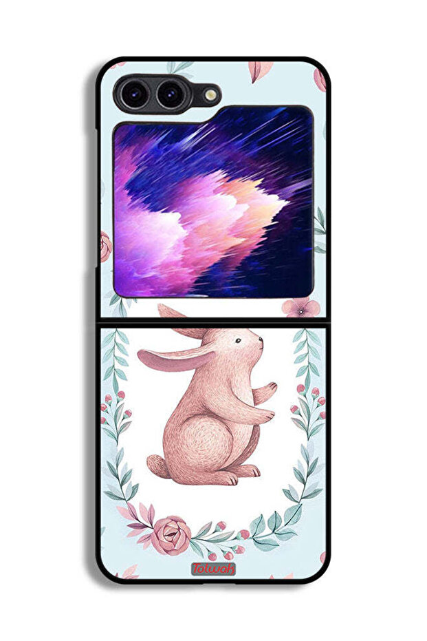 غطاء حماية لهاتف Samsung Galaxy Z Flip6 - أرنب