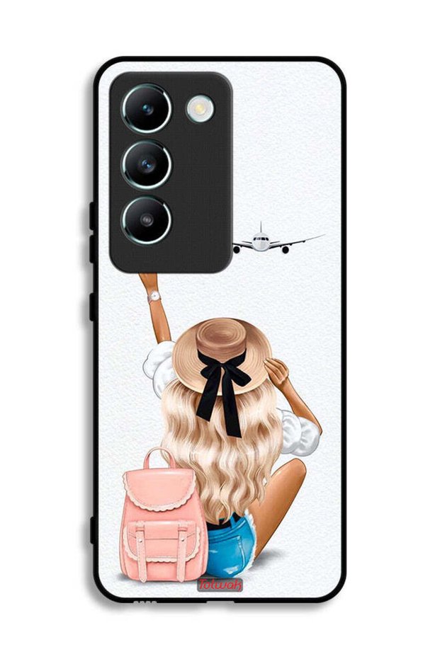 Vivo V30 Lite 4G Protective Case Cover Girl Love Travel