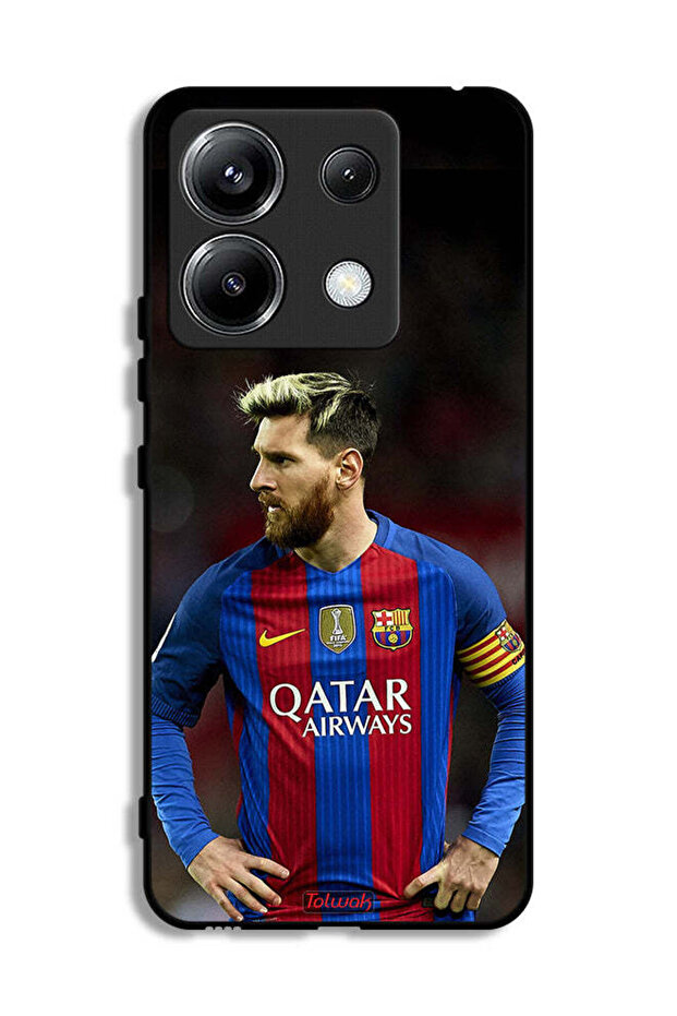 غطاء حماية لهاتف شاومي ريدمي نوت 13 برو 5G ميسي برشلونة