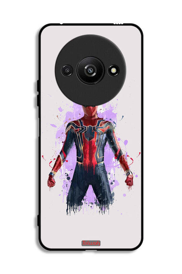 Xiaomi Redmi A3 4G Protective Case Cover Iron Spider Artwork