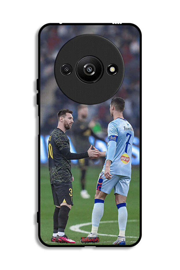 Xiaomi Redmi A3 4G Protective Case Cover Messi And Ronaldo