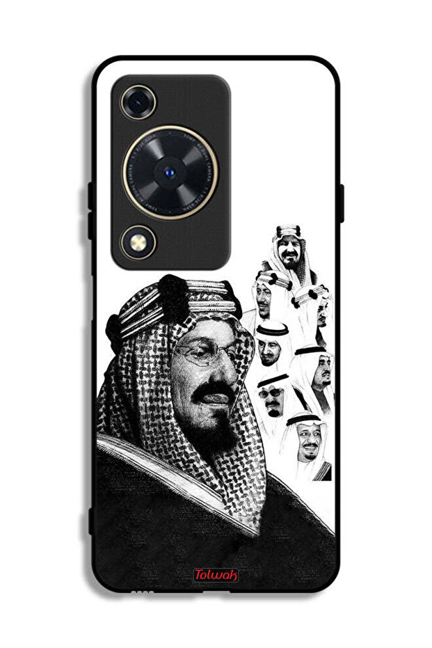 Huawei nova Y72 Protective Case Cover Kings Of Saudi Arabia BW Poster Art