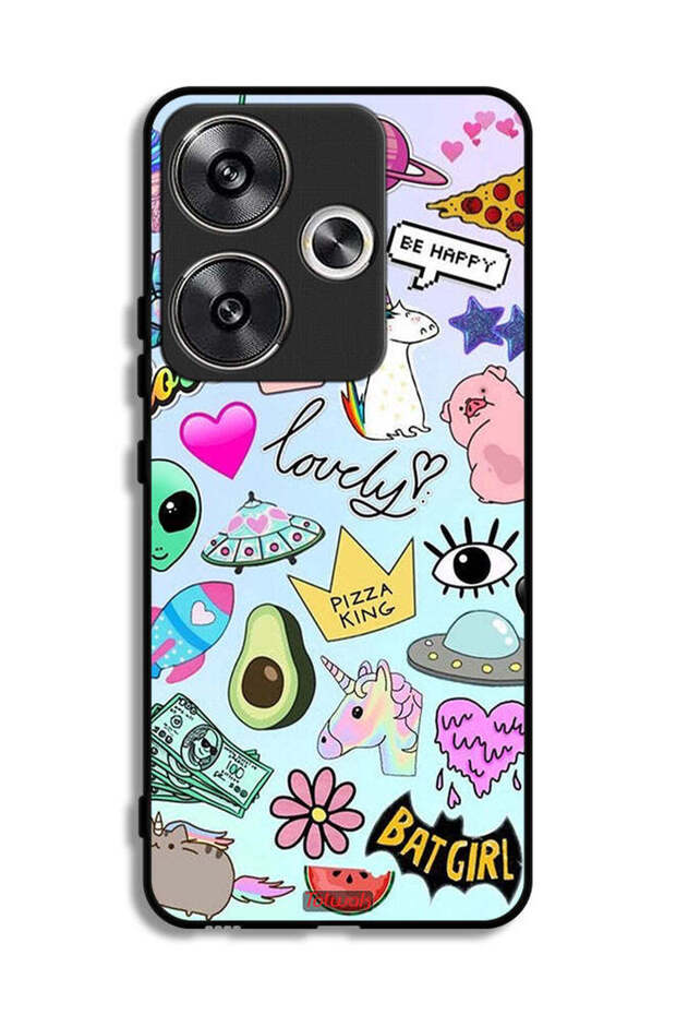 Xiaomi Poco F6 5G Protective Case Cover Lovely Stickers
