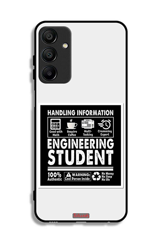 غطاء حماية لهاتف Samsung Galaxy A15 - ملصق طالب هندسة