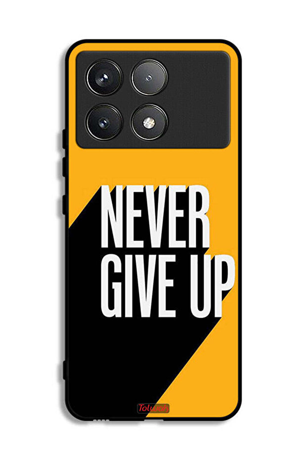 Xiaomi Poco F6 Pro Protective Case Cover Never Give Up