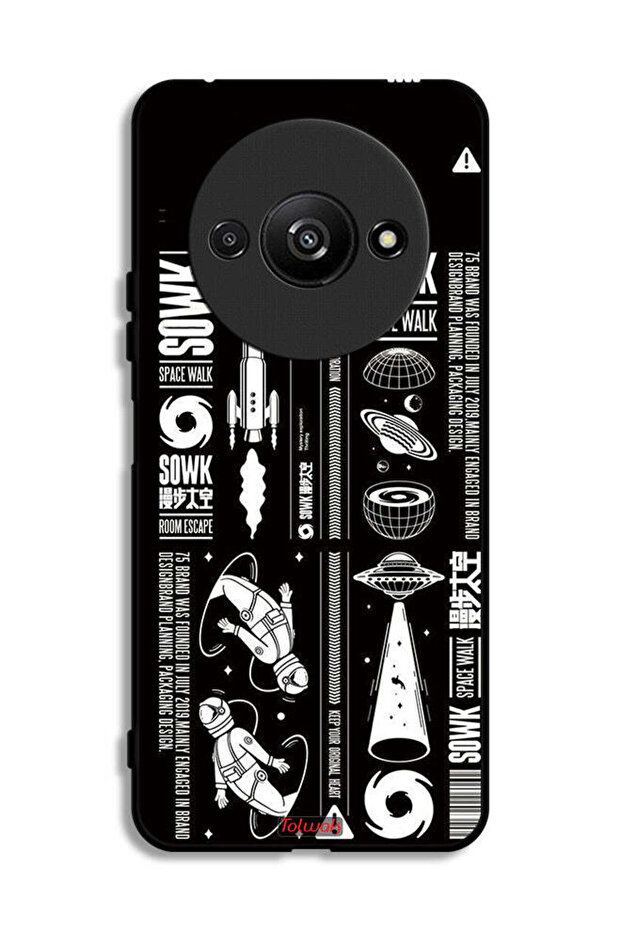 Xiaomi Redmi A3 4G Protective Case Cover Sowk Space Walk Sticker