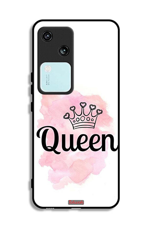 غطاء حماية فيفو V30 5G بتصميم كوين آرت