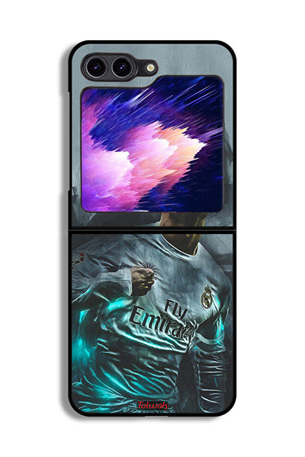 Samsung Galaxy Z Flip6 Protective Case Cover Cristiano Ronaldo Art
