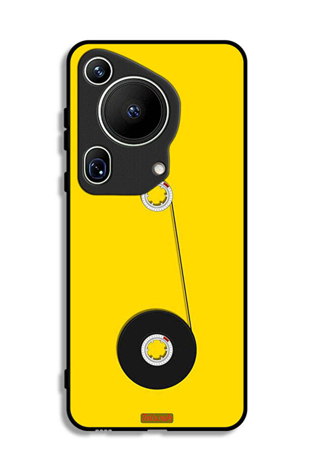 Huawei Pura 70 Ultra Protective Case Cover Cassette Wheel Art