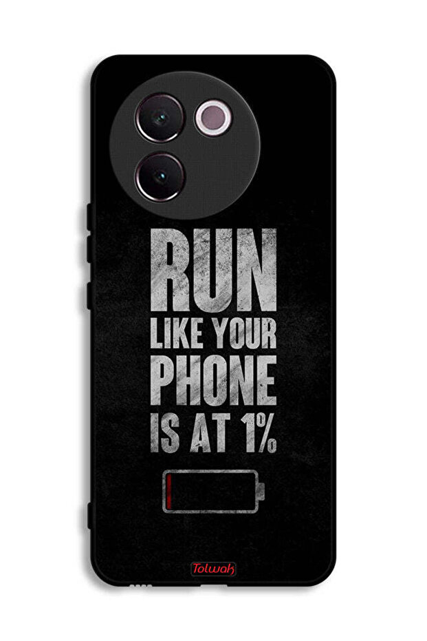 Vivo V30e 5G Protective Case Cover Run Like Your Phone Is At 1 Percent