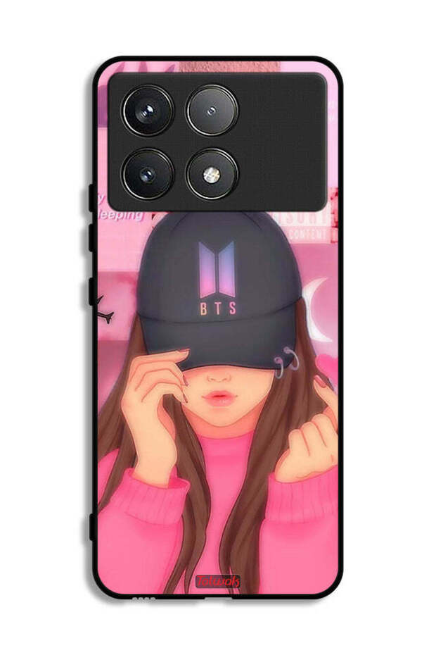 Xiaomi Poco F6 Pro Protective Case Cover Cap Girl Snap