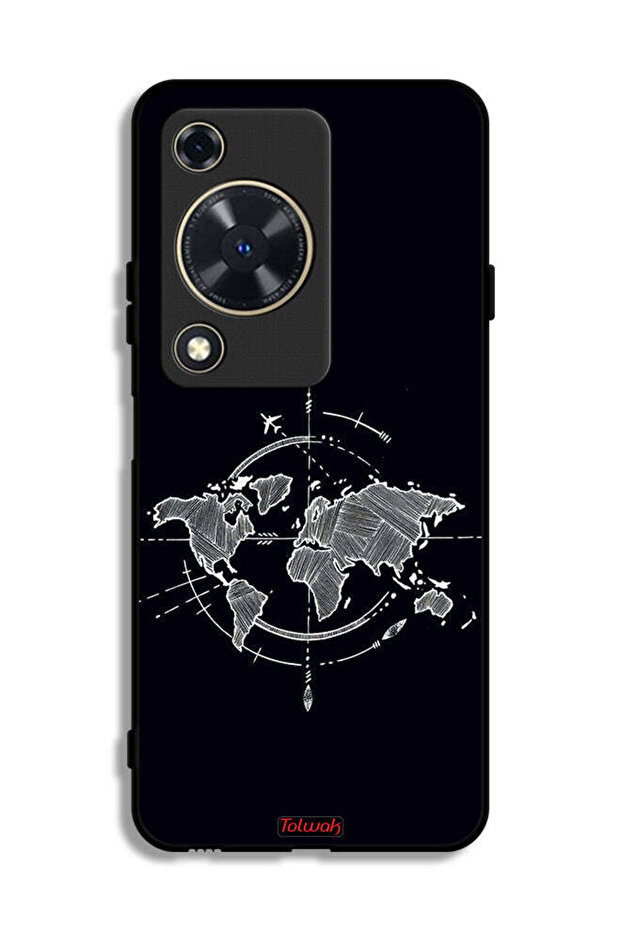 Huawei nova Y72 Protective Case Cover Compass Art