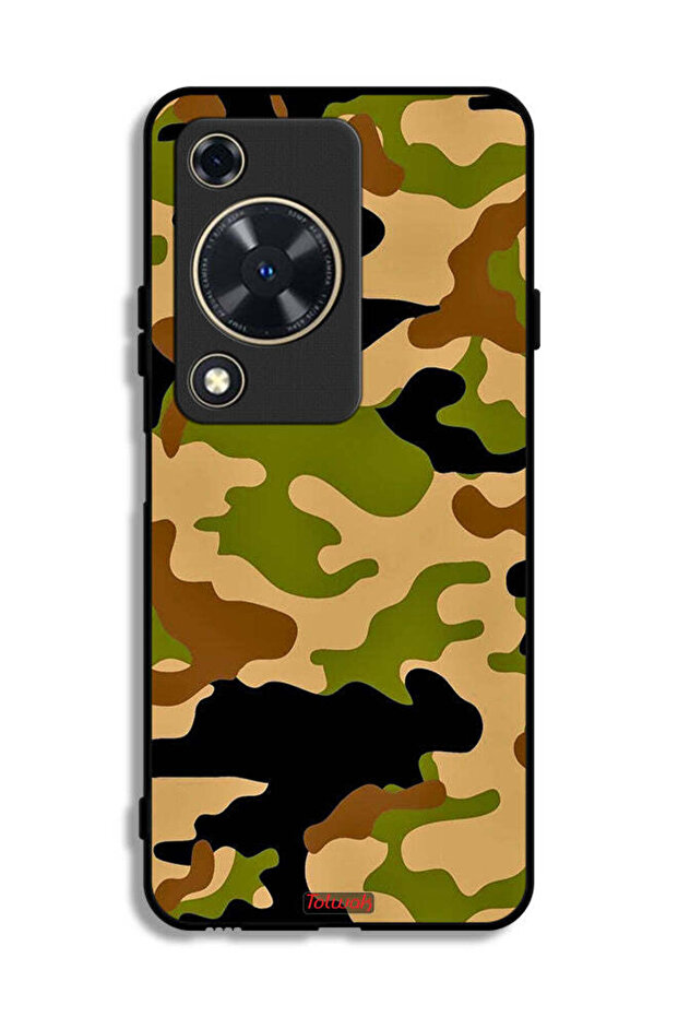 Huawei Enjoy 70 Protective Case Cover Camouflage Abstract Digital Pattern