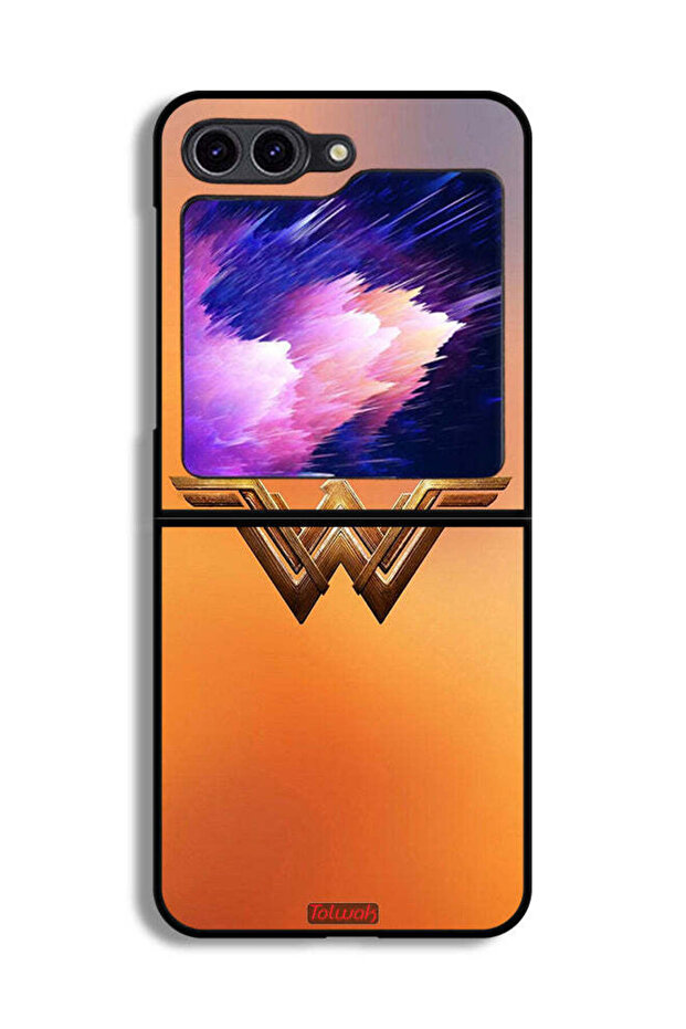 Samsung Galaxy Z Flip6 Protective Case Cover Wonder Women Logo