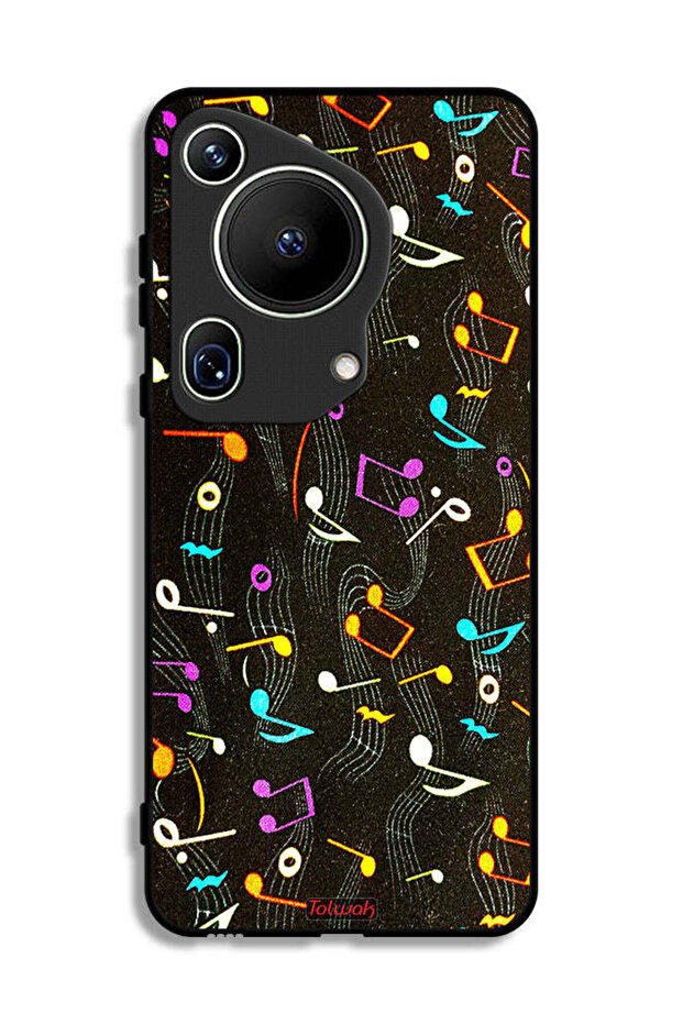 Huawei Pura 70 Ultra Protective Case Cover Music Fabric Pattern