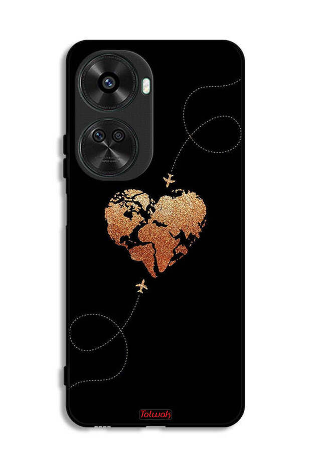 Huawei nova 11 SE Protective Case Cover Airplanes Touching Heart