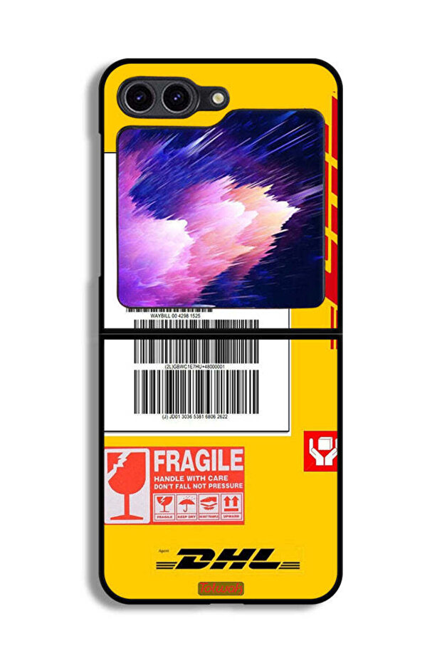 غطاء حماية لهاتف Samsung Galaxy Z Flip6 - ملصق DHL