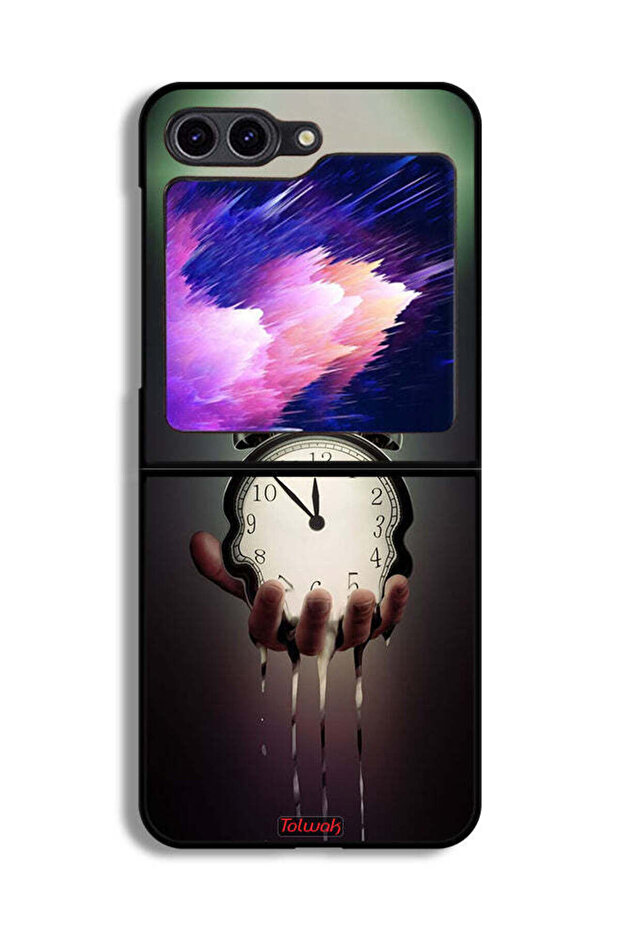 غطاء حماية على شكل ساعة لهاتف Samsung Galaxy Z Flip6