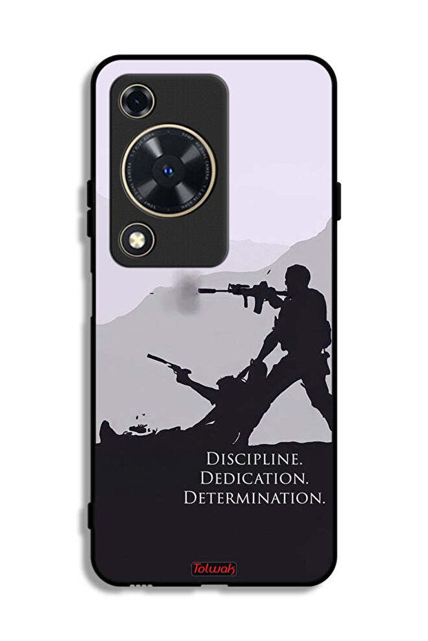 Huawei nova Y72 Protective Case Cover Discipline Dedication Determination