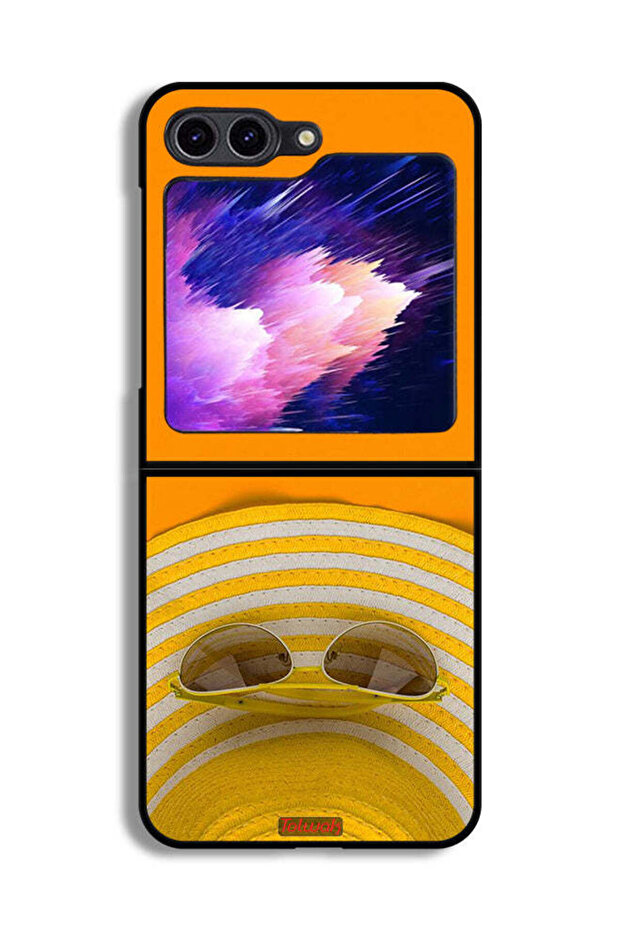 غطاء حماية واقٍ لهاتف Samsung Galaxy Z Flip6 وقبعة النظارات