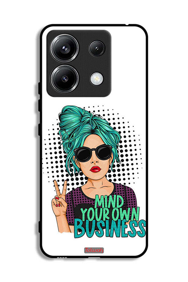 Xiaomi Poco X6 5G Protective Case Cover Mind Your Own Business