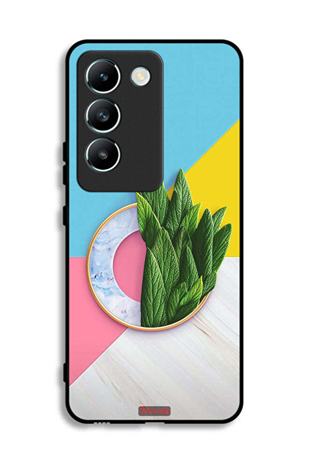 Vivo V30 Lite 4G Protective Case Cover Leaves Abstract Pattern