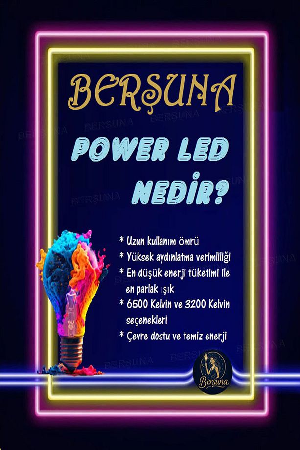 Sayra Eskitme (60 cm) Tek Renk Modern Plafonyer Led Avize - 5