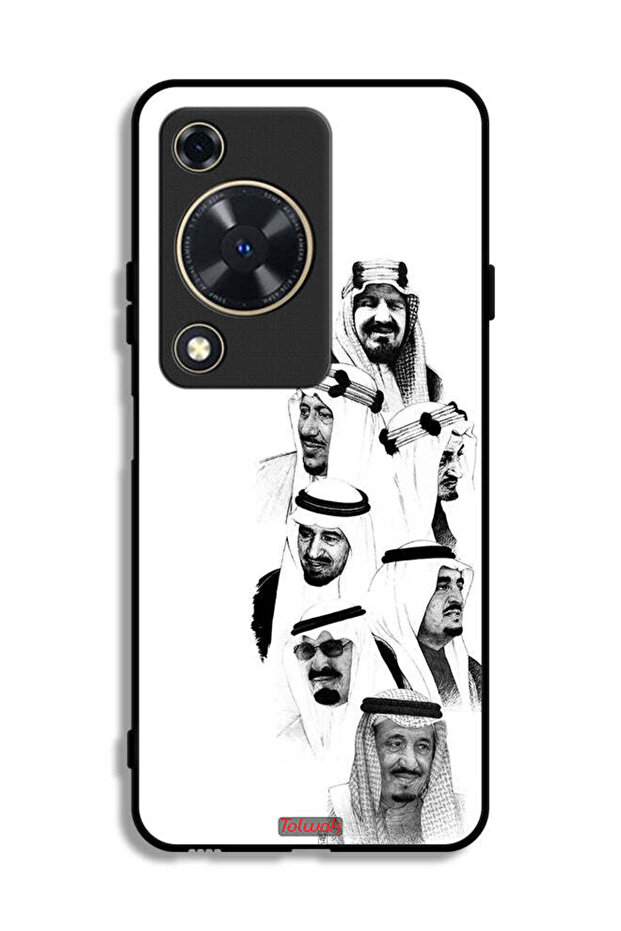 Huawei nova Y72 Protective Case Cover Saudi Kings Art B_W