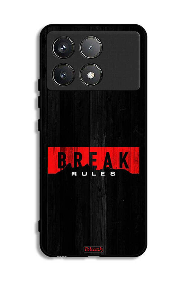 Xiaomi Poco F6 Pro Protective Case Cover Break Rules