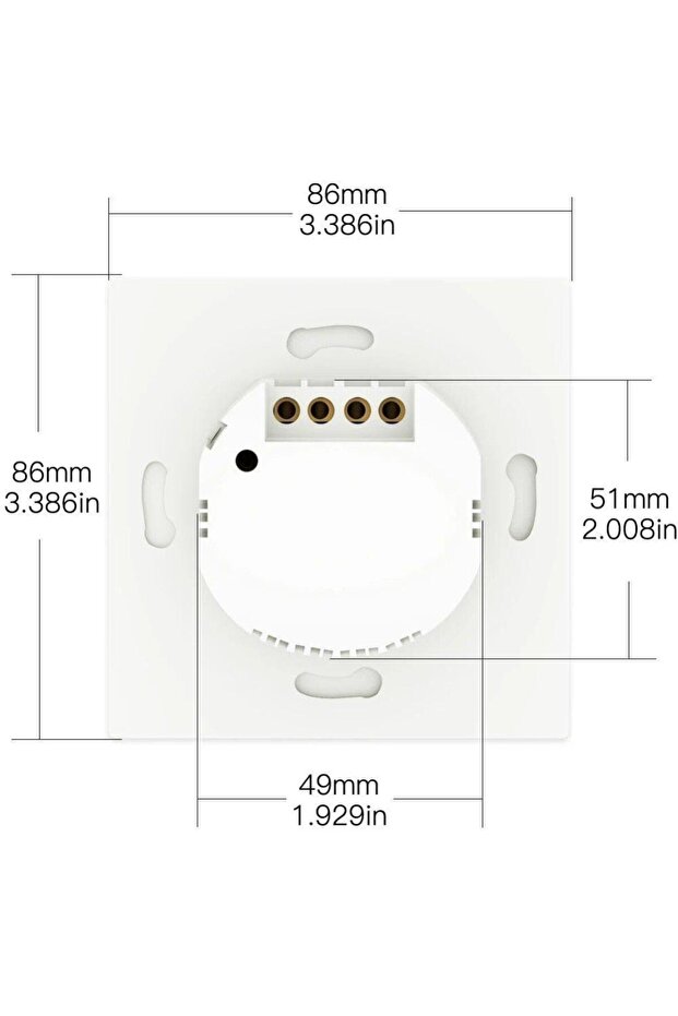 Dual White Smart Light Switch - 2