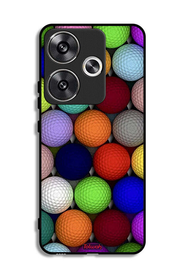 Xiaomi Poco F6 5G Protective Case Cover Balls Abstract Art