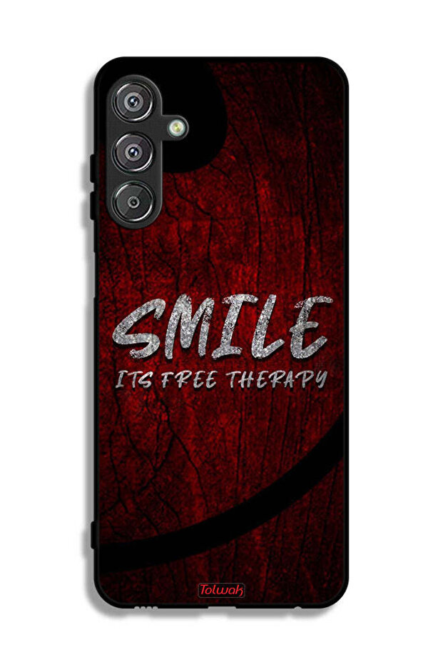 Samsung Galaxy M15 5G Protective Case Cover Smile Its Free Therapy