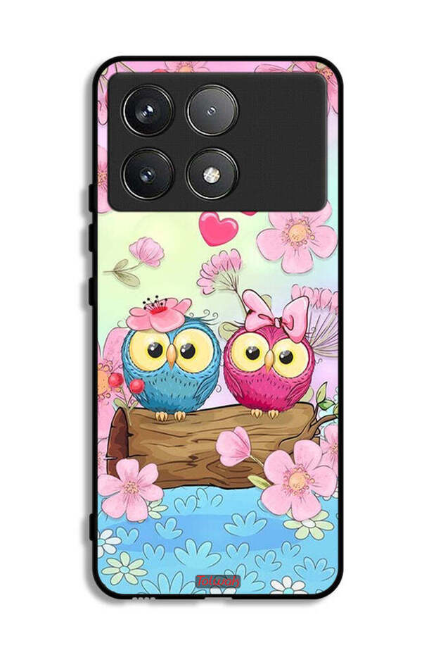 Xiaomi Poco F6 Pro Protective Case Cover Cute Owls Art