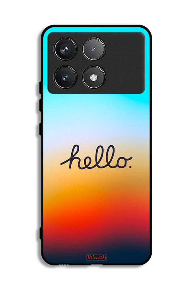 Xiaomi Poco F6 Pro Protective Case Cover Hello