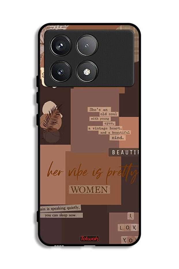 Xiaomi Poco F6 Pro Protective Case Cover Adventurer Women