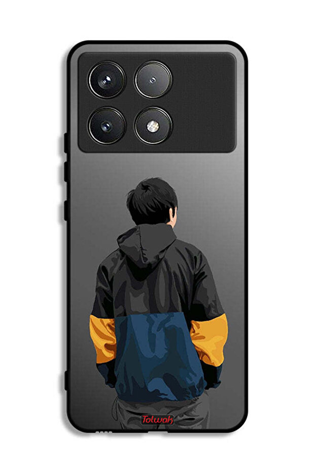 Xiaomi Poco F6 Pro Protective Case Cover Boy Portrait Art