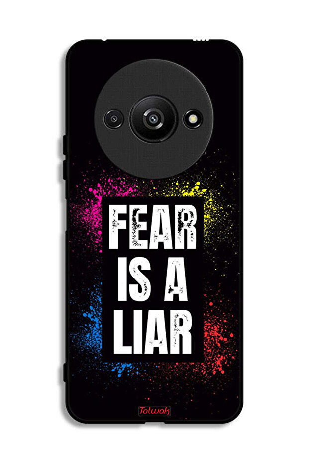 Xiaomi Redmi A3 4G Protective Case Cover Fear Is A Liar