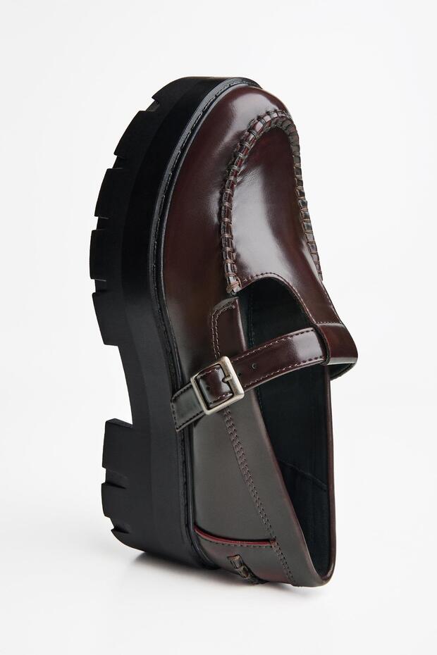 Kalın Tabanlı Şeritli Makosen - 5