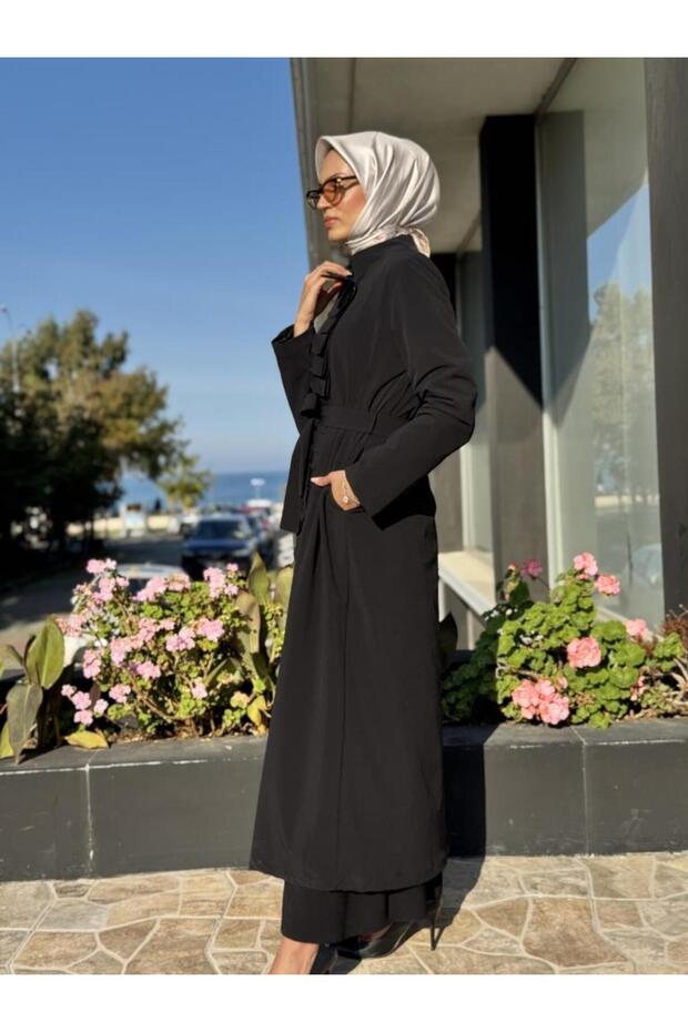 Çıtçıtlı Pardesü 36525 - 5