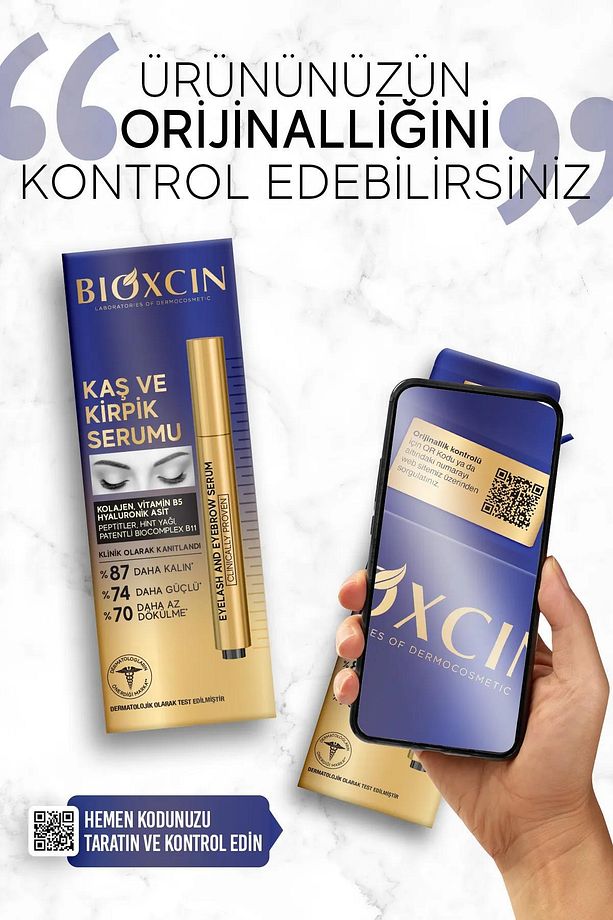 Kolajen ve Hyaluronik Asit İçerikli Kaş ve Kirpik Serumu 3 ml 2 Adet - 2