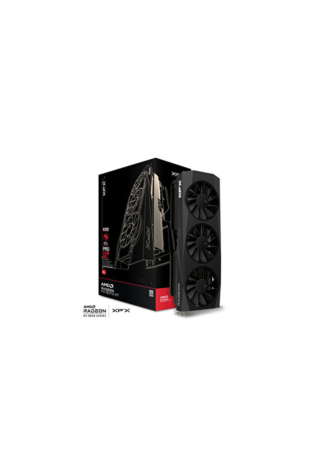 XFX Radeon RX 9070 XT 16GB GDDR6 256Bit RX-97TMAQKB9 Ekran Kartı Quicksilver - 1