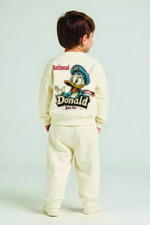 New Trend Patterned Bottom Top Children's Set 22469