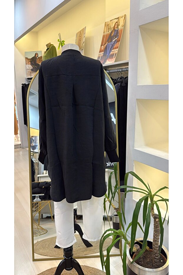 gomlek siyah 6674 M - 2